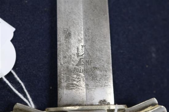 An original NSFK glider pilots dagger